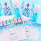 5x7 Full Page Sticker SET - Arendelle Ice Queen (Undated)