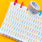 15MM Foiled Washi Tape - Birthday Candles