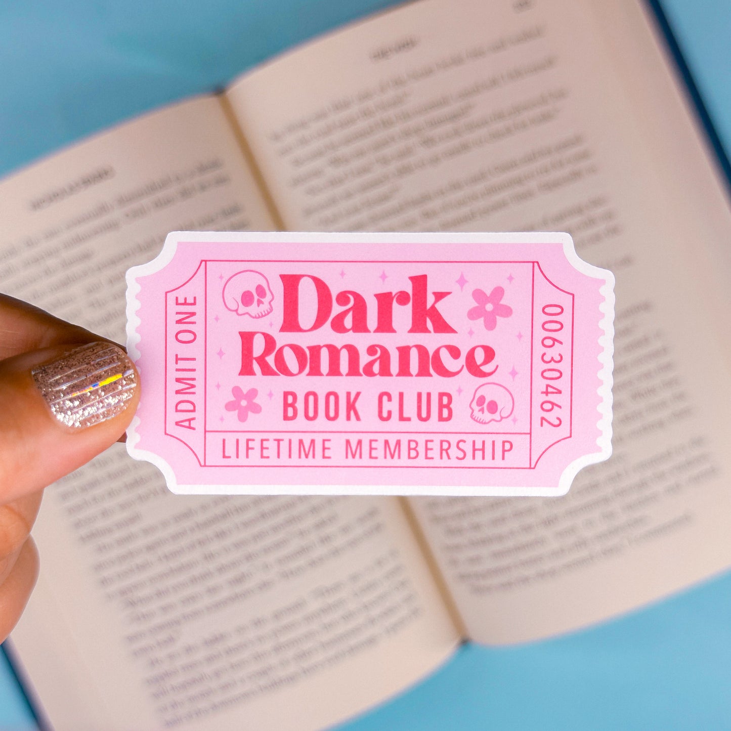 Journaling Paper Sticker - BOOKCLUB Ticket