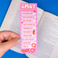 Journaling Paper Sticker - BOOKISH Checklist