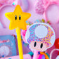 Glitter Waterproof Sticker - Kawaii Gamer