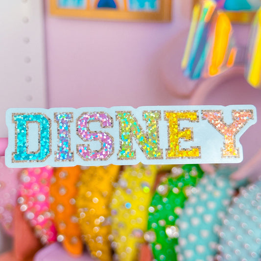 Waterproof Sticker - Varsity Letter "Magic Park"