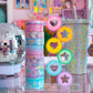 Acrylic Washi Stand - Rainbow Discs