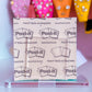 Acrylic Sticky Note Holder - Shooting Star