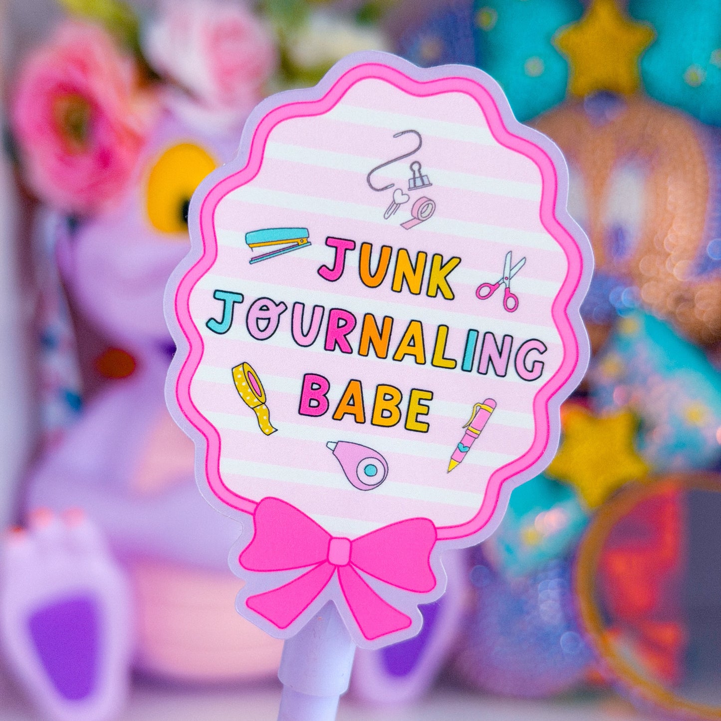 Waterproof Sticker - Junk Journaling Babe