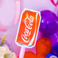 Glitter Waterproof Sticker - SODA (Red)