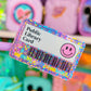 Waterproof Sticker - Daydreamers Only Rainbow