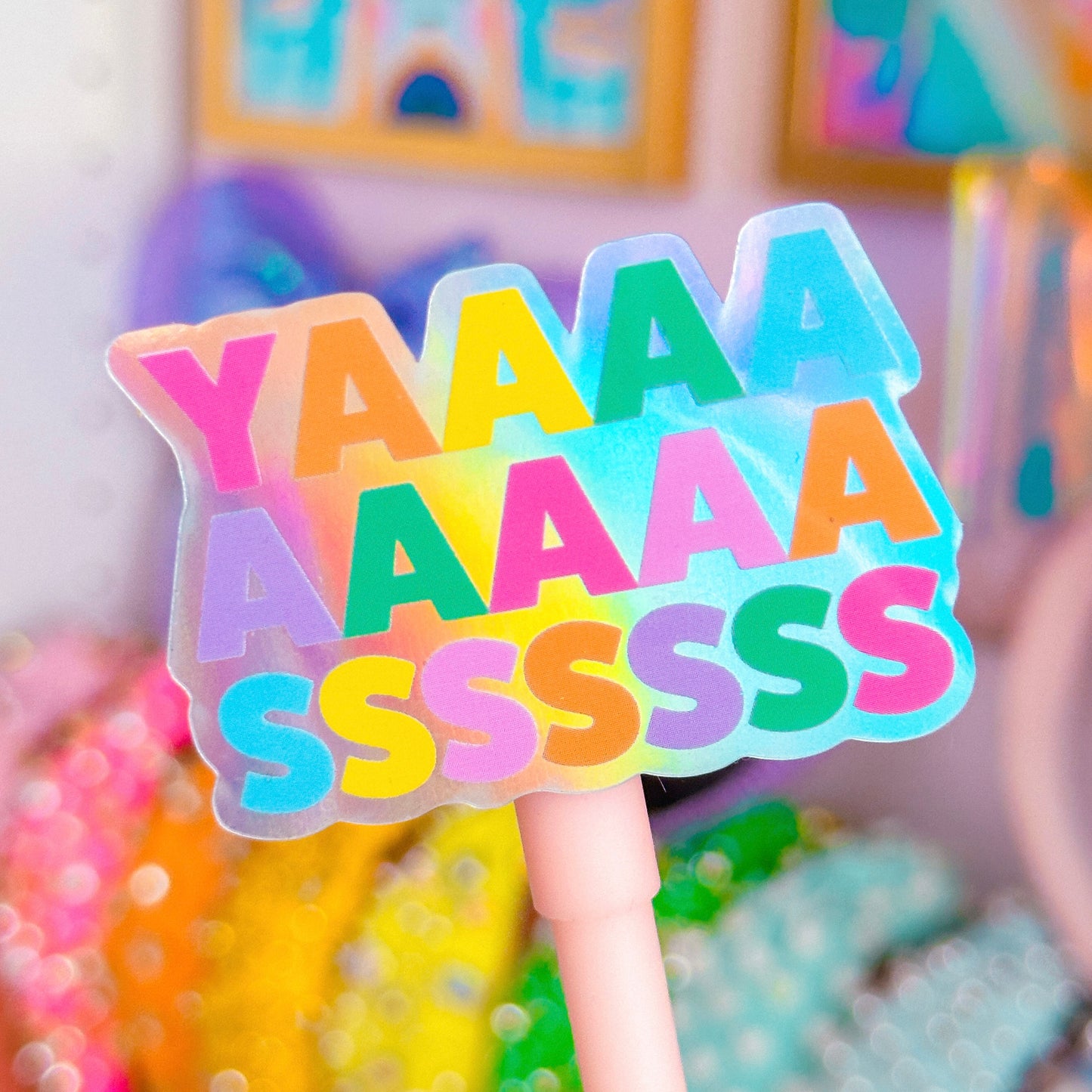 Waterproof Sticker - YAAAASSSSS