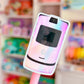 Waterproof Sticker - PINK Flip Phone