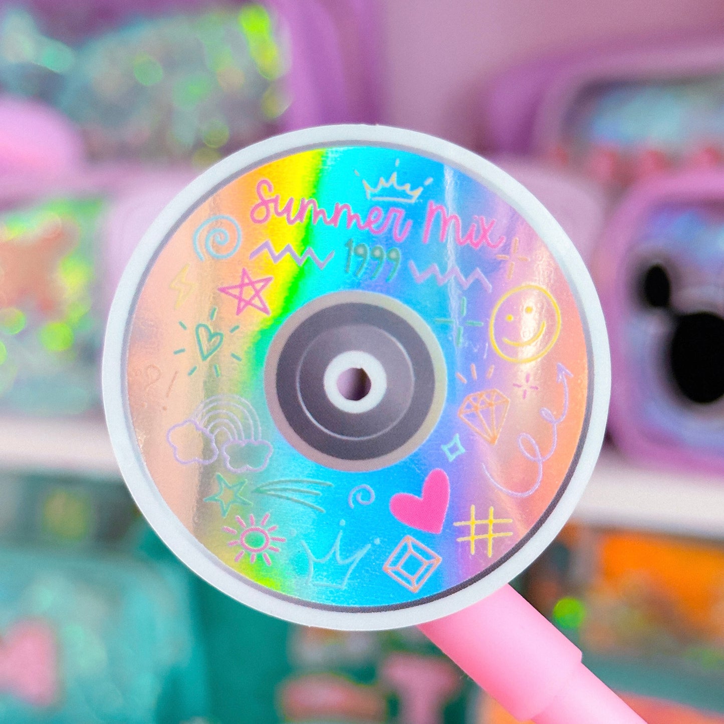 Waterproof Sticker - CD-ROM Summer Mix 1999