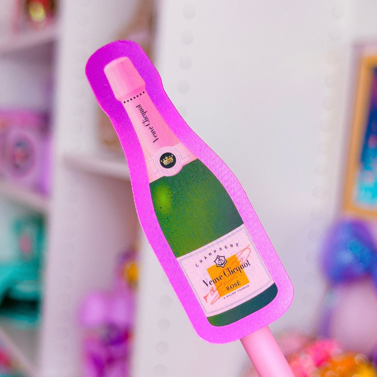 Glitter Waterproof Sticker - Champagne Girlies
