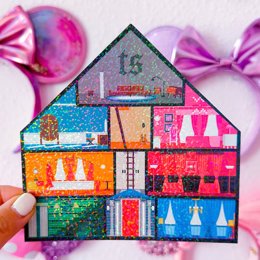 XL CRAFTY HOUSE *GLITTER STICKER INSERT ONLY* - Lover House 2.0 (Rooms)