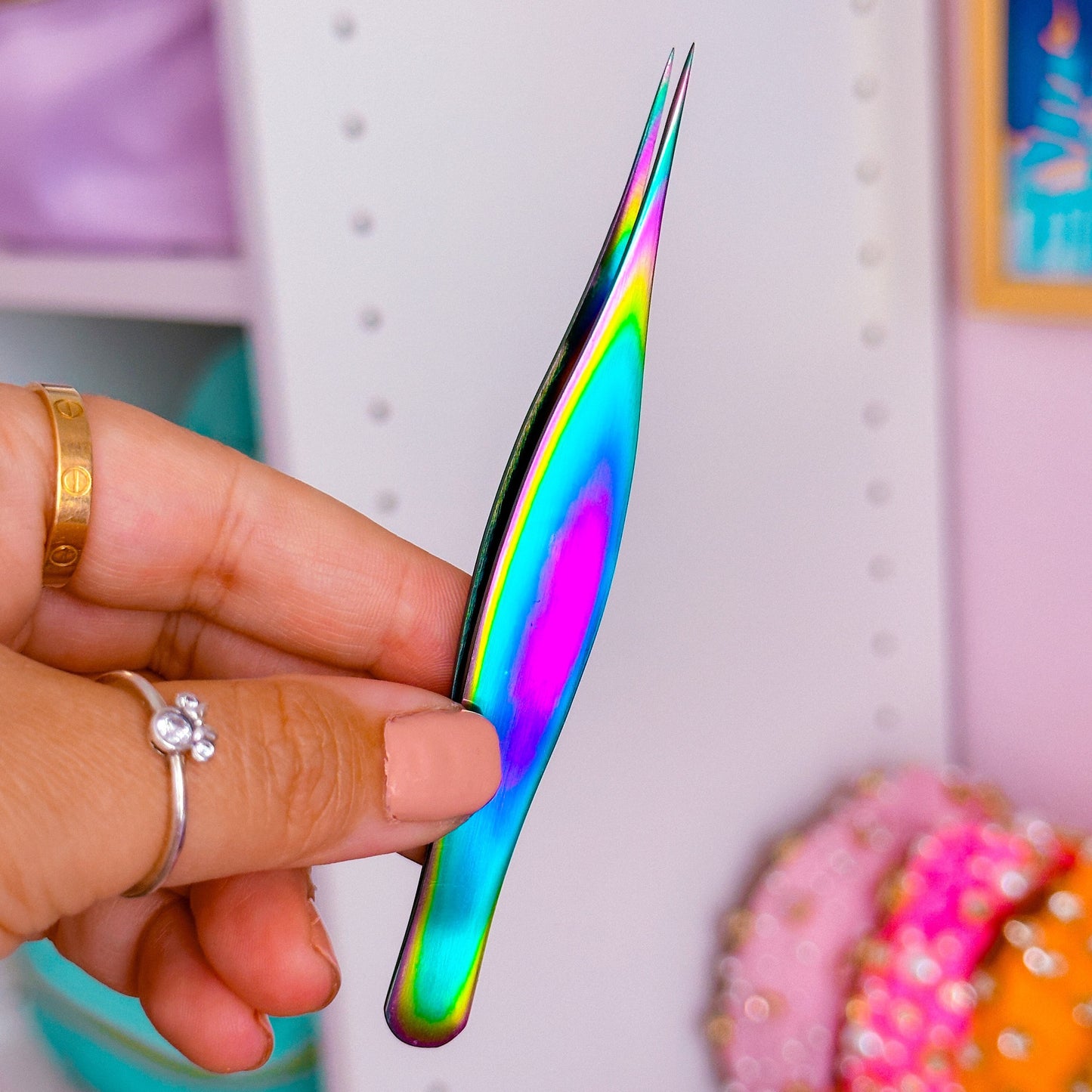 Precision Tweezers - Oil Slick