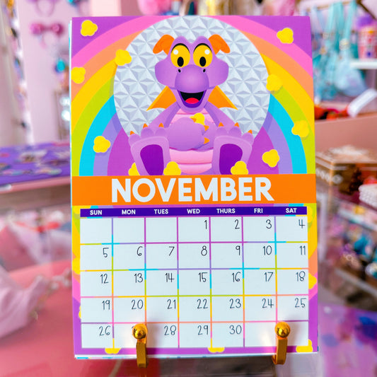 5x7 Premium Luxe Calendar Card - Figgy Popcorn Bucket (November 2023)