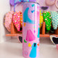 20oz Stainless Steel Skinny Tumbler FULL WRAP -  Princess Dresses