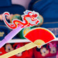 Waterproof Sticker - (Mulan) Lucky Friend & Fan