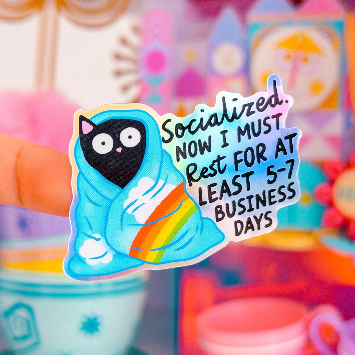 Waterproof Sticker - Rest For 5-7 Business Days