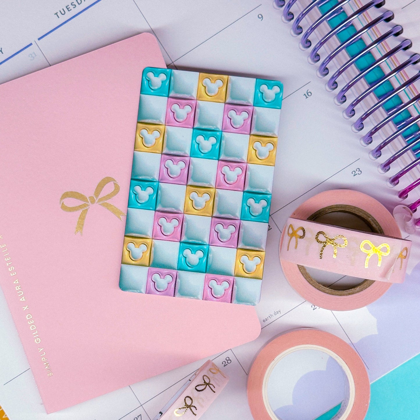 Metal Bookmark & Washi Card - 3D Magic