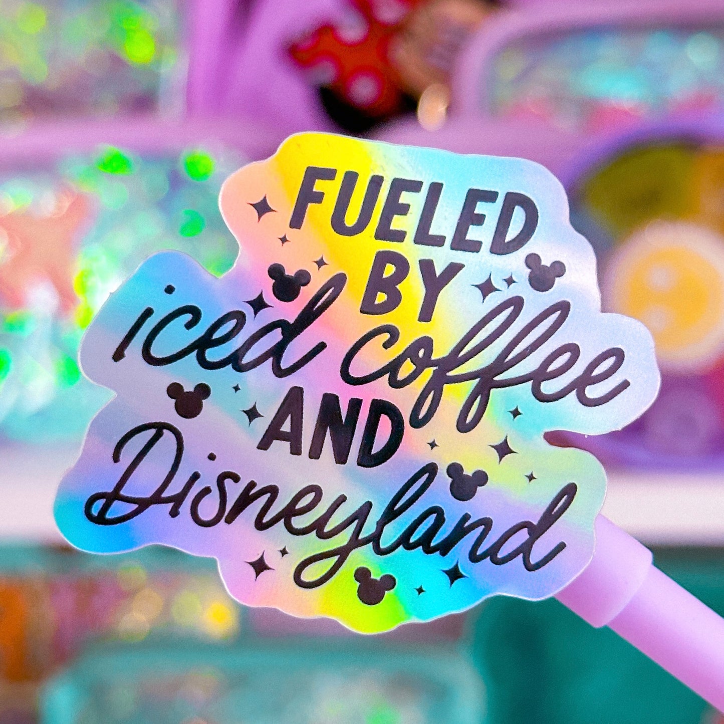 Waterproof Sticker - Fueled By Coffee & DL