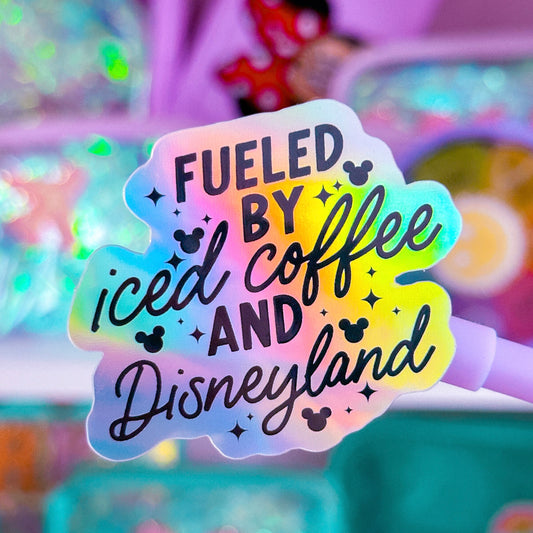 Waterproof Sticker - Fueled By Coffee & DL