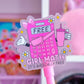 Waterproof Sticker - Girl Math Girlie