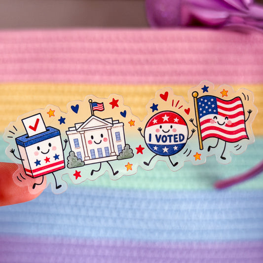 Waterproof Sticker - Election Cuties