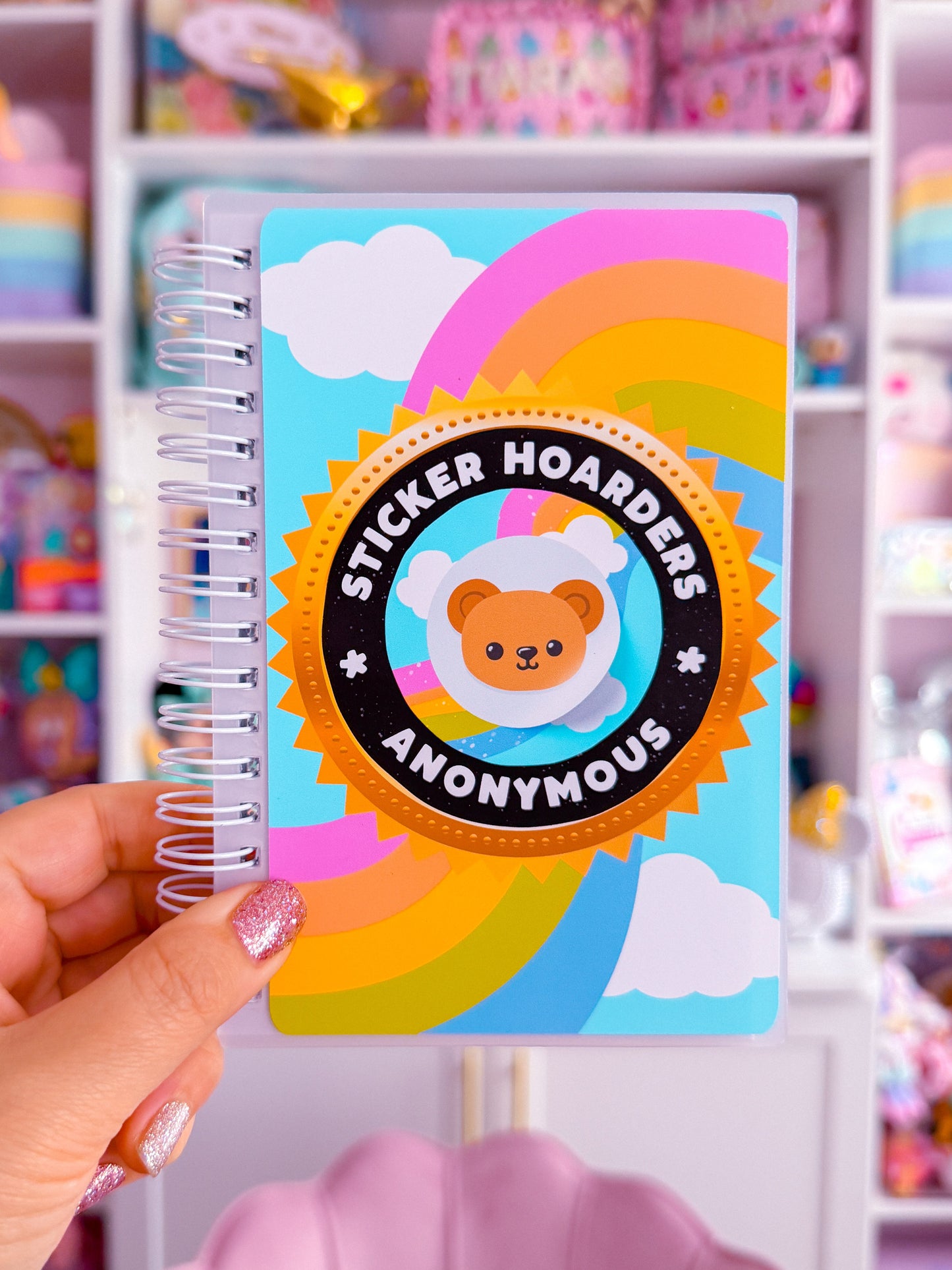 4x6 Reusable Sticker Release Book - STICKER HOARDERS ANON
