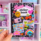 5x7 Reusable Sticker Release Book - Composition Style