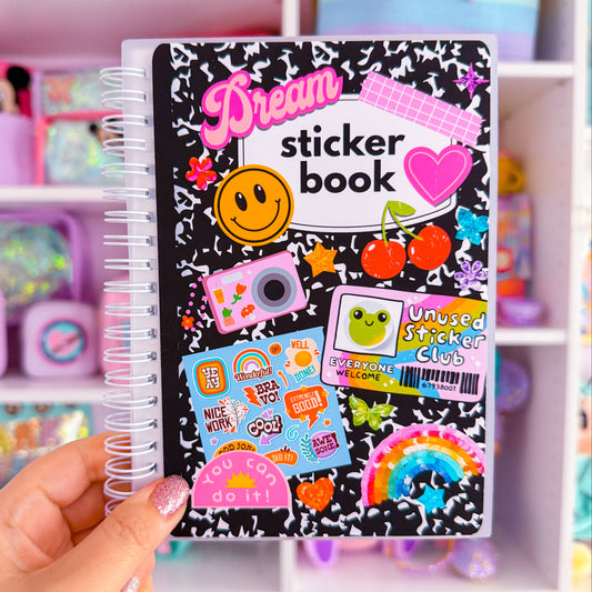 5x7 Reusable Sticker Release Book - Composition Style