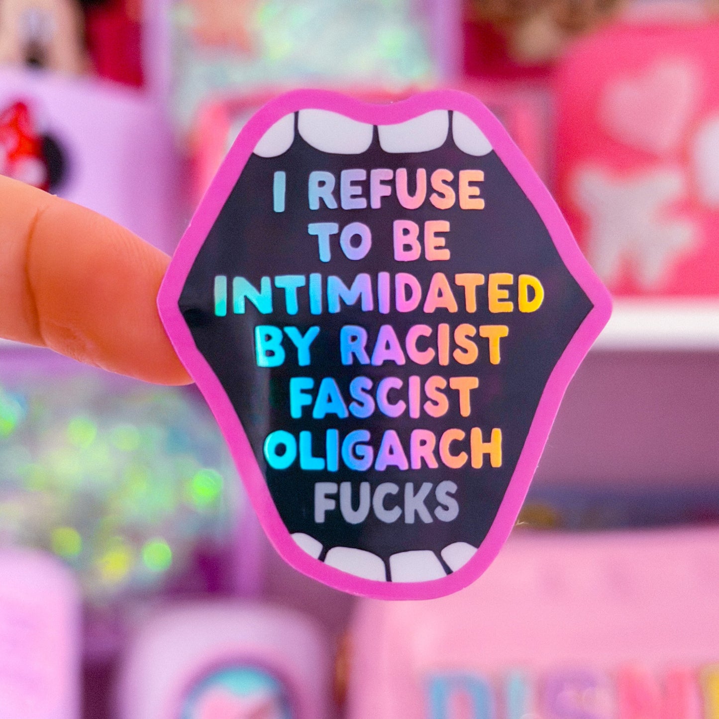 Waterproof Sticker - I Refuse To Be Intimidated