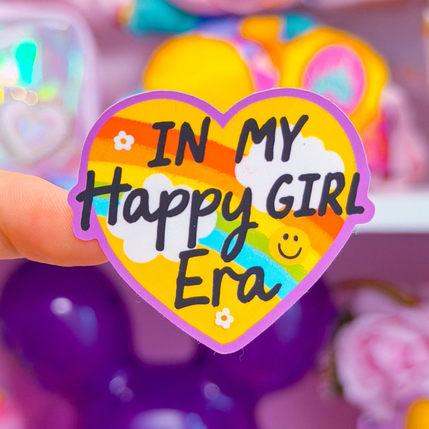 Waterproof Sticker - Happy Girl Era