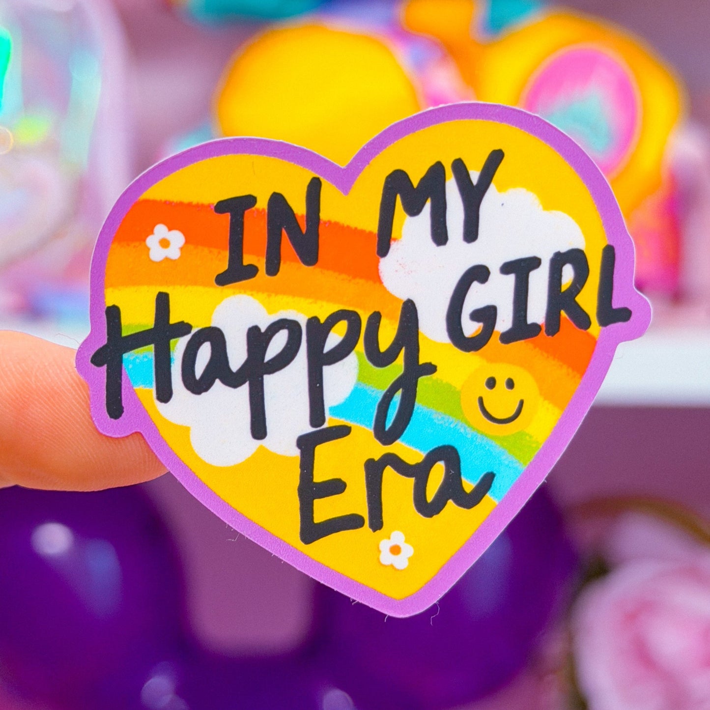 Waterproof Sticker - Happy Girl Era