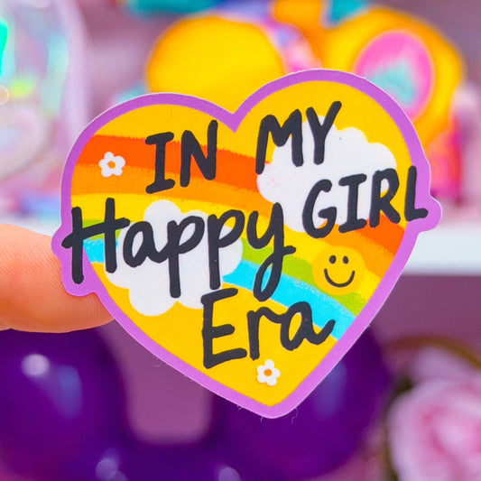 Waterproof Sticker - Happy Girl Era