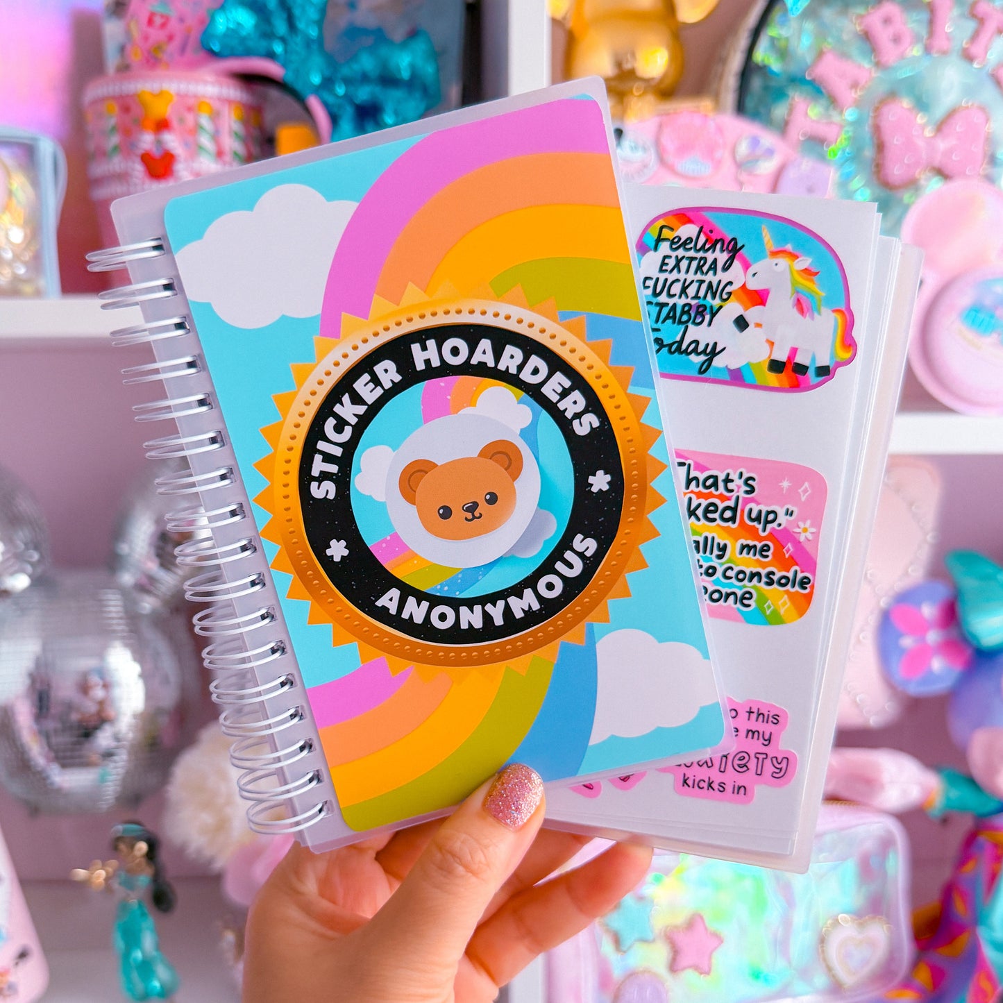 4x6 Reusable Sticker Release Book - STICKER HOARDERS ANON