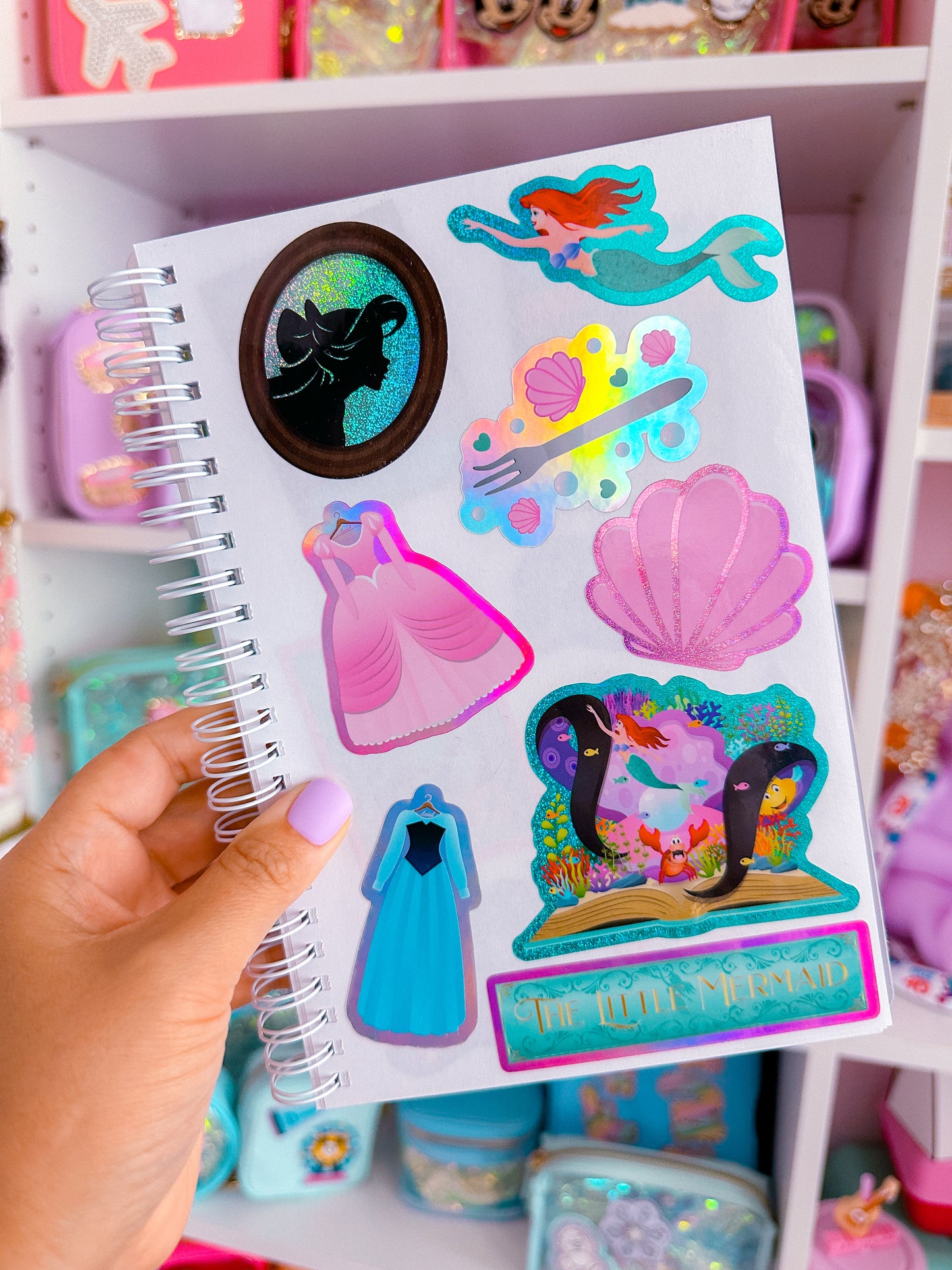 Waterproof Sticker - (Ariel) Princess Profile