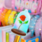 Waterproof Sticker - (Belle) XS Glass Rose
