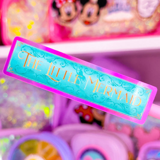 Waterproof Sticker - (Ariel) Book Spine