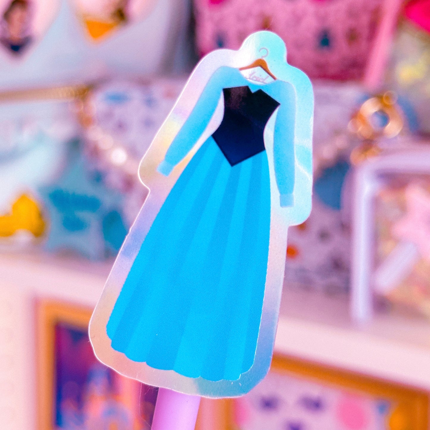 Waterproof Sticker - (Ariel) Dress