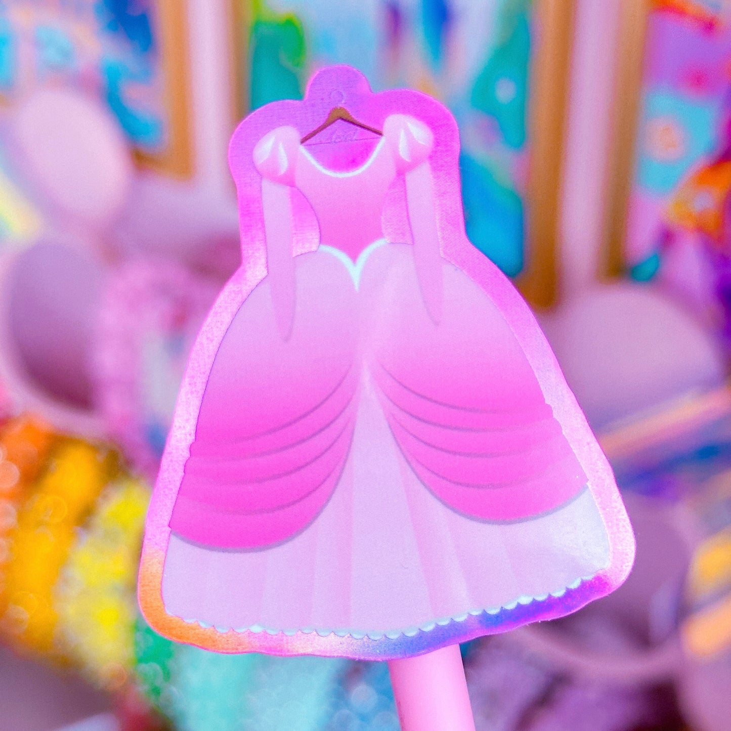 Waterproof Sticker - (Ariel) Dress