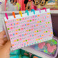 10MM Foiled Washi Tape - Friendship Bracelets (Pink)