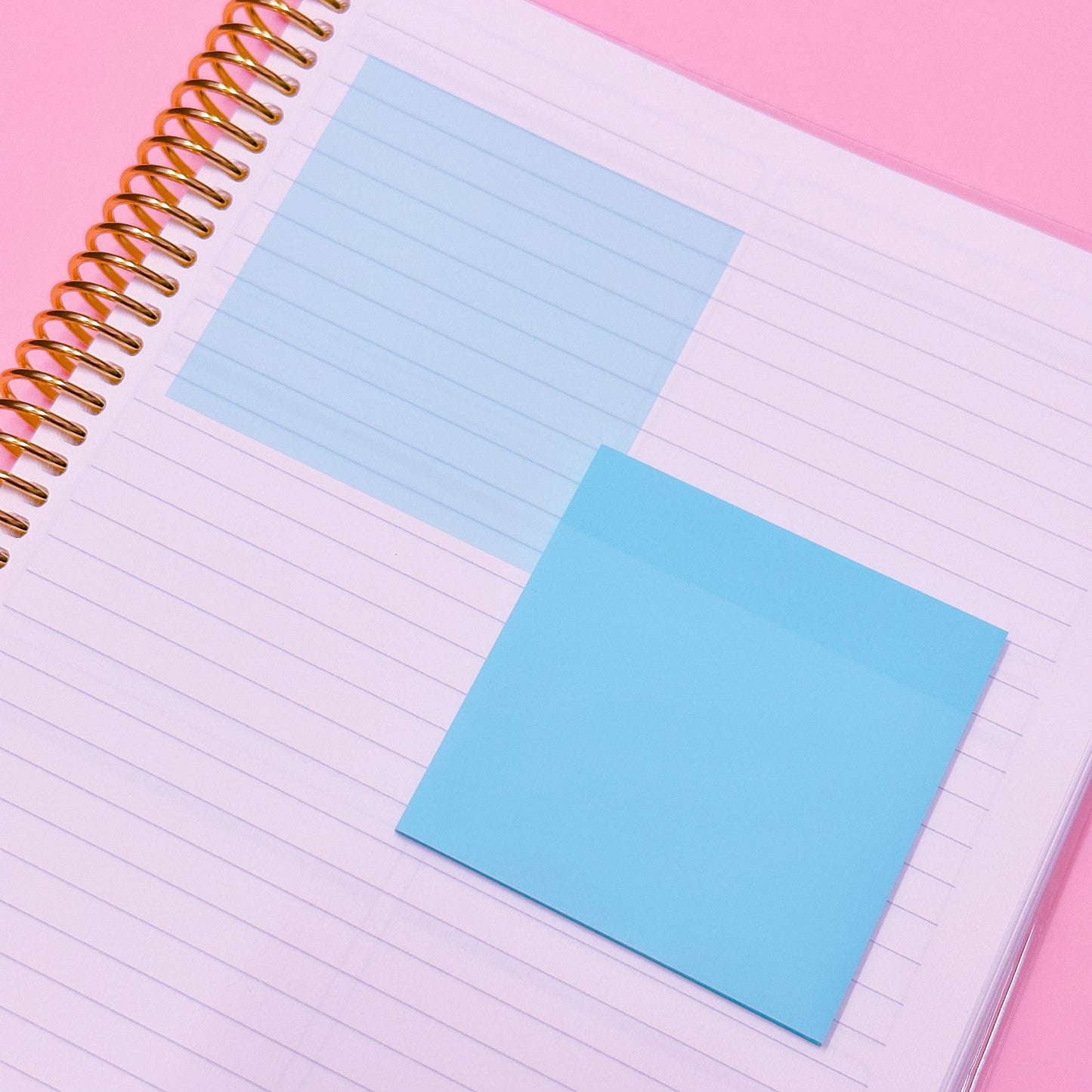 Transparent Sticky Notes - 3x3 Pastel (Clear)