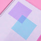 Transparent Sticky Notes - 3x3 Pastel (Clear)