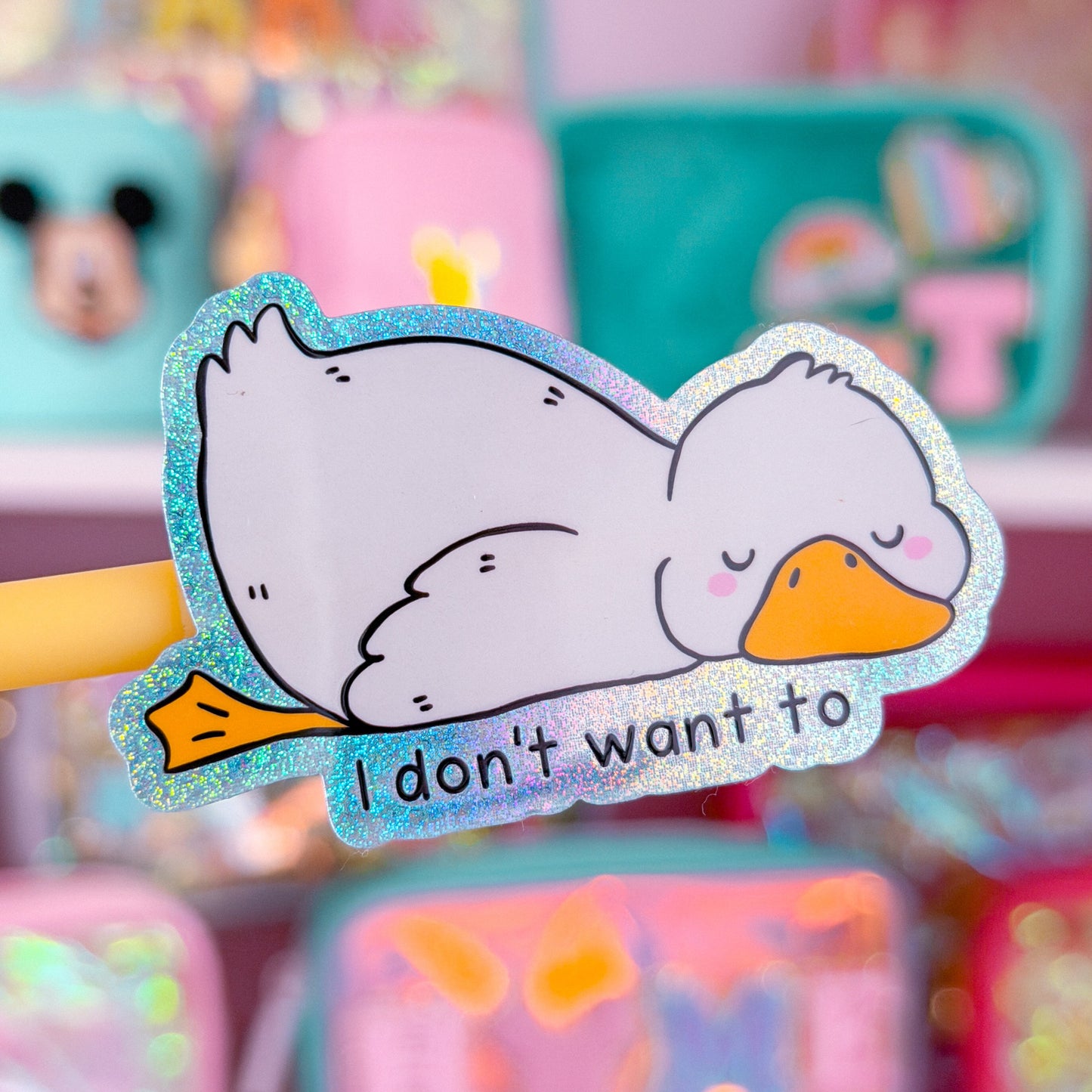 Waterproof Sticker - I Don't Want To GOOSE