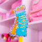 Waterproof Sticker - (Aurora)Magical Birthday Cake