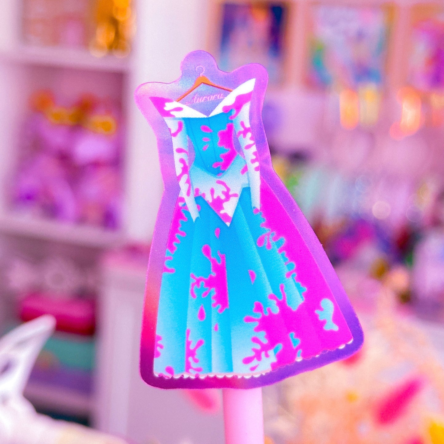 Waterproof Sticker - (Aurora) Dresses