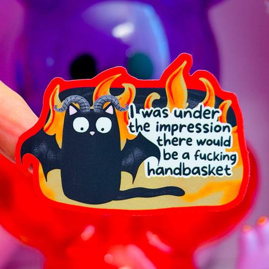 Waterproof Sticker - H3LL KITTY