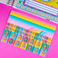 Washi Strip Stickers - Lil' Rainbow Bubus