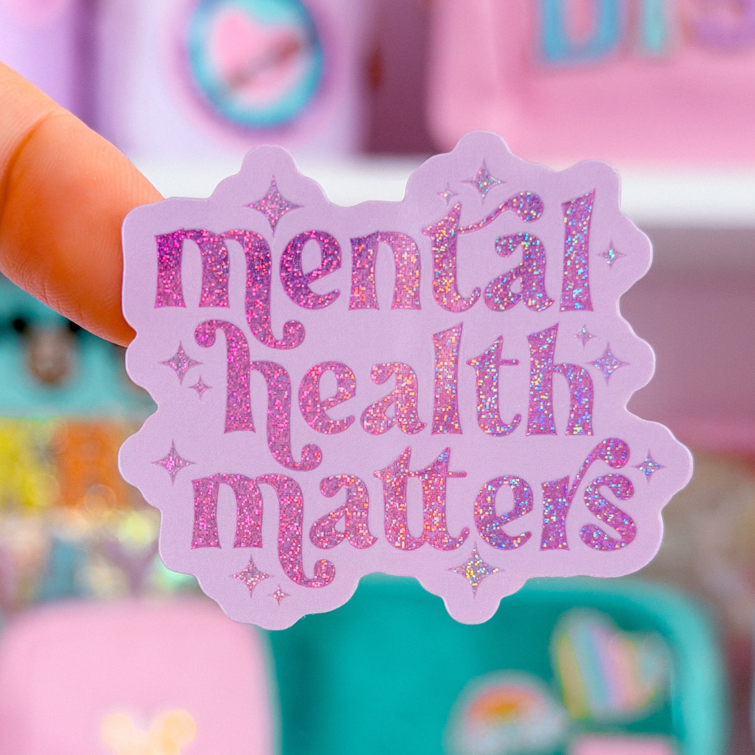 Waterproof Sticker - Mental Health Matters – NoWhiteSpaceStickers