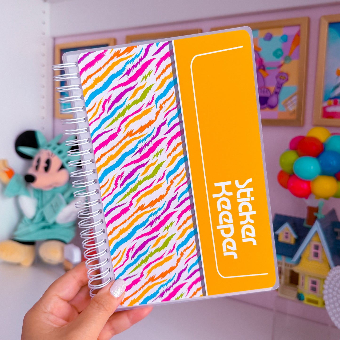 5.25x8.5 Reusable Sticker Release Book - Sticker Keeper (Yellow)