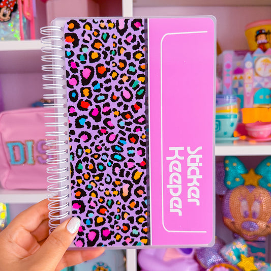 5.25x8.5 Reusable Sticker Release Book - Sticker Keeper (Lilac)